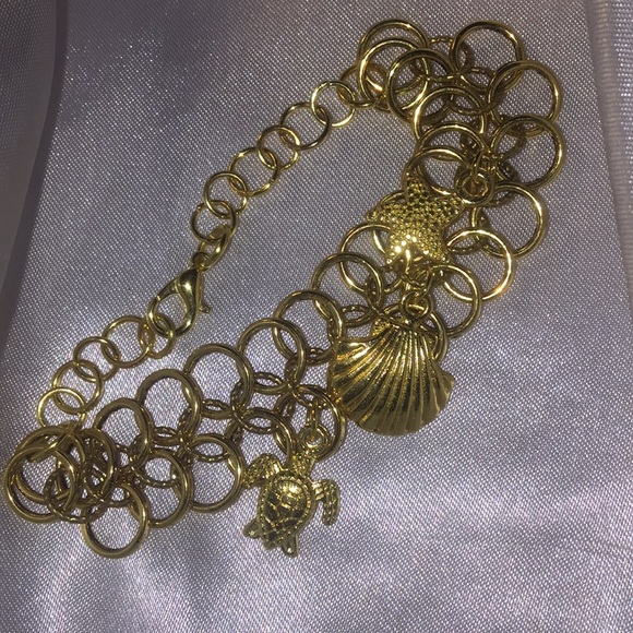 Gold Sea Chainmail Bracelet - Picture 1 of 4